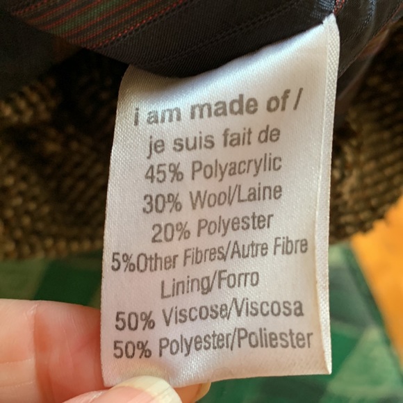 Timeless & stunning Chulo Pony wool blend tweed Spring/Autumn jacket, size Small - Picture 10 of 11